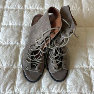 Jeffrey Campbell Cors lace up booties
